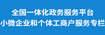 全国一体化政务服务平台小微企业和个人工商户服务专栏