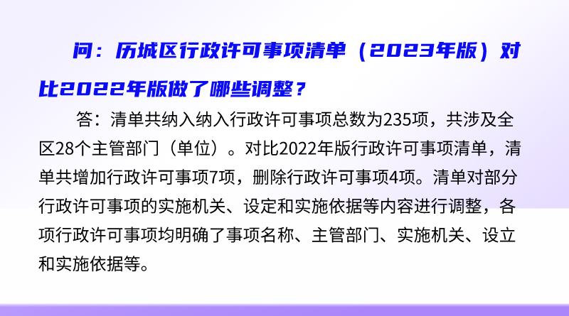 简明问答-历城区行政许可事项清单（2023年版）对比2022年版做了哪些调整？.png