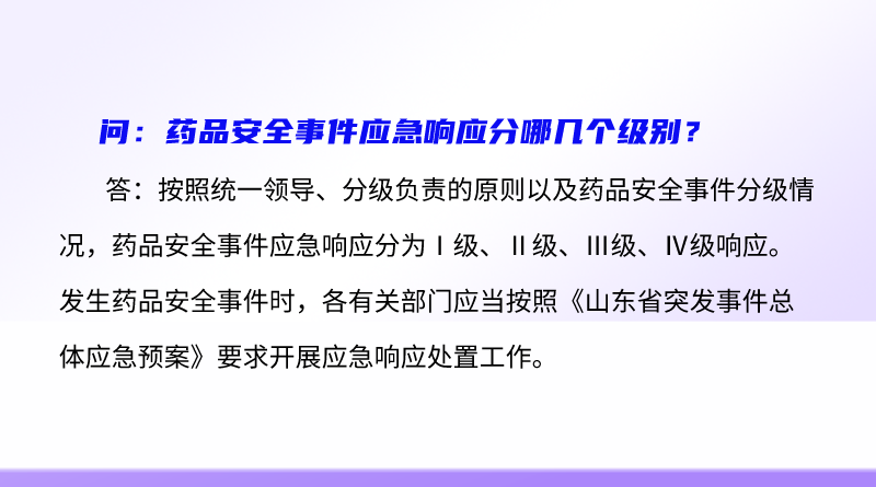 简明问答-药品安全事件应急响应分哪几个级别？.png