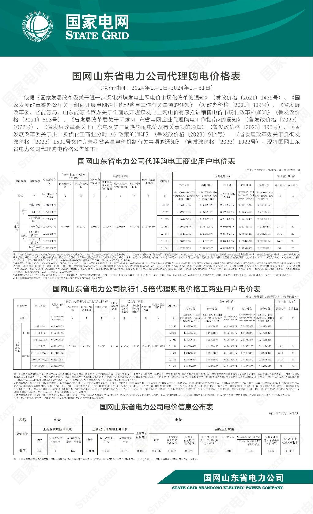 国网山东省电力公司2024年1月代理购电价格.jpg
